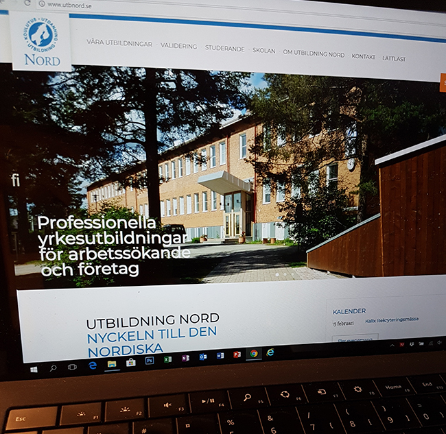 Koulutus Nordilla on uudet nettisivut